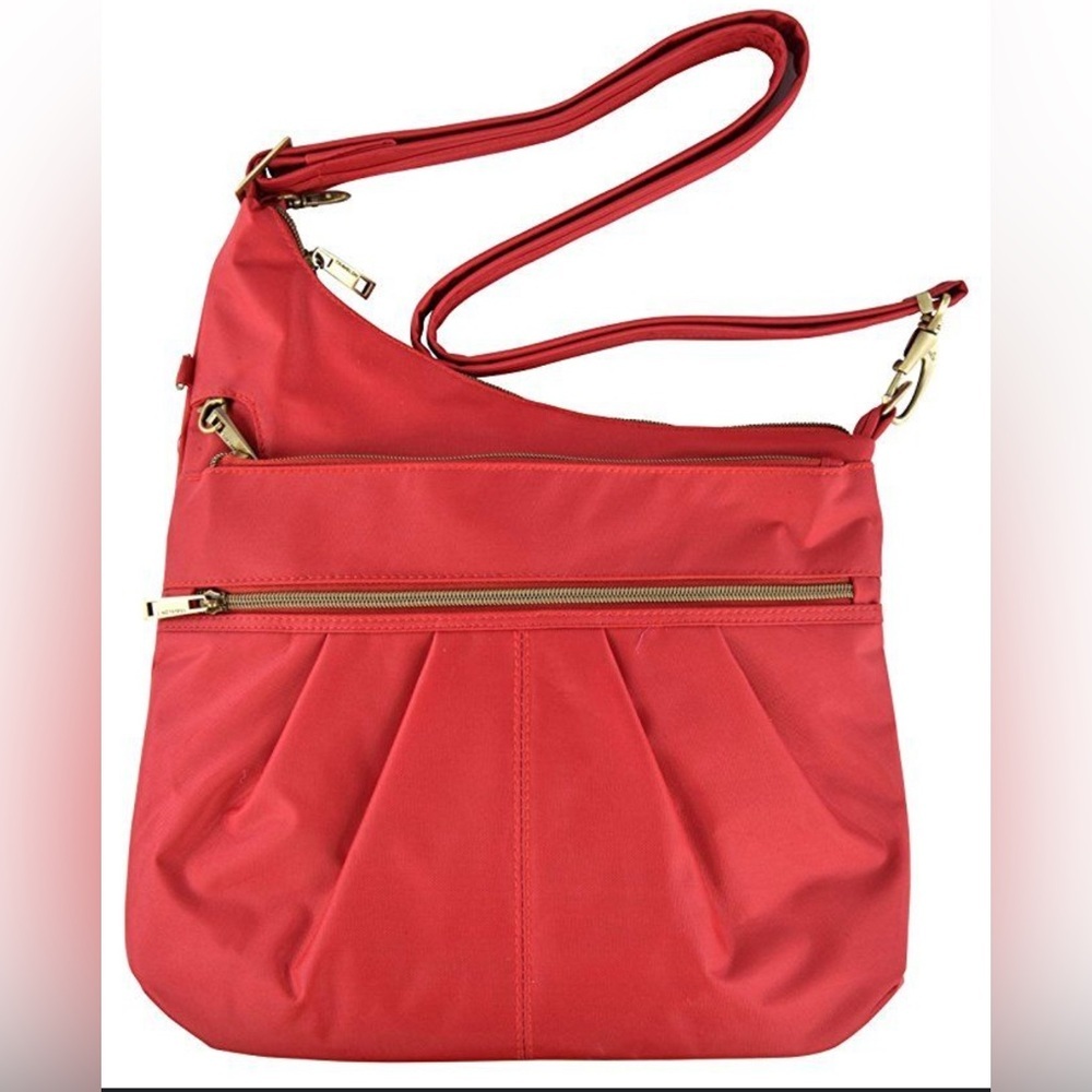 Travelon Anti-Theft Signature 3 Compartment Crossbody